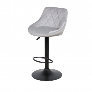 Барный стул "ПРЕСТИЖ", светло-серый 
