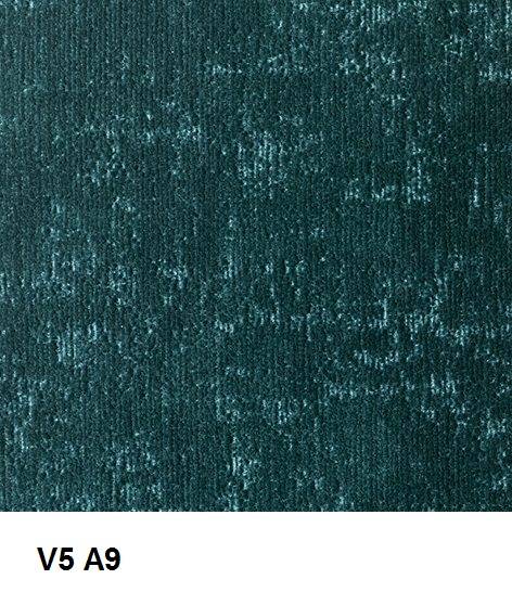 Стул с обивкой Finn матовое золото, морской волны 480х530х780 мм