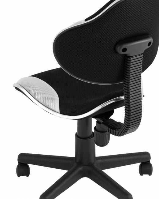 Стул офисный QZY черно-белый