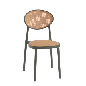 Стул Junie пластиковый зелёный