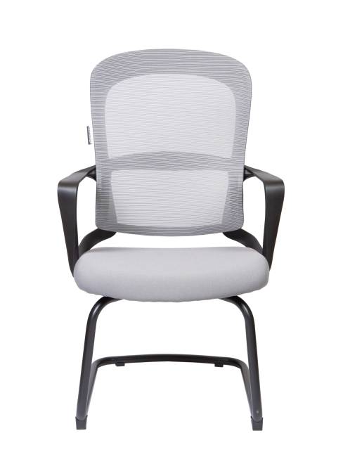 Кресло офисное / Плэй CF / Play CF  / черный пластик / серая ткань / серая сидушка