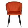 Стул Paola оранжевый с жаккардом