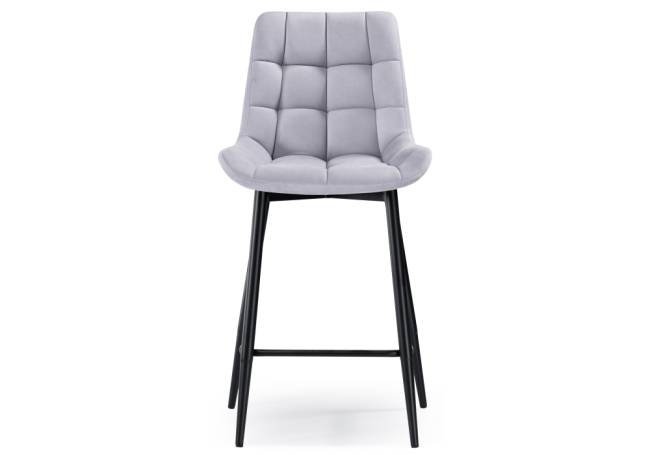 Барный стул Алст К серо-лиловый / черный