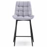 Барный стул Алст К серо-лиловый / черный