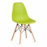 Стул CINDY (EAMES) (mod. 1801) / 1 шт. в упаковке дерево бук/металл/сиденье пластик, 45x51x82 см, Olive (оливковый) Olive (оливковый) дерево бук/металл/сиденье пластик
