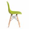Стул CINDY (EAMES) (mod. 1801) / 1 шт. в упаковке дерево бук/металл/сиденье пластик, 45x51x82 см, Olive (оливковый) Olive (оливковый) дерево бук/металл/сиденье пластик