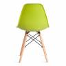 Стул CINDY (EAMES) (mod. 1801) / 1 шт. в упаковке дерево бук/металл/сиденье пластик, 45x51x82 см, Olive (оливковый) Olive (оливковый) дерево бук/металл/сиденье пластик