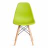 Стул CINDY (EAMES) (mod. 1801) / 1 шт. в упаковке дерево бук/металл/сиденье пластик, 45x51x82 см, Olive (оливковый) Olive (оливковый) дерево бук/металл/сиденье пластик