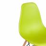 Стул CINDY (EAMES) (mod. 1801) / 1 шт. в упаковке дерево бук/металл/сиденье пластик, 45x51x82 см, Olive (оливковый) Olive (оливковый) дерево бук/металл/сиденье пластик