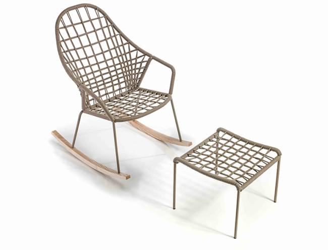 Пуф плетеный Sanela 500х500х400 мм Пуф плетеный Sanela 500х500х400 мм