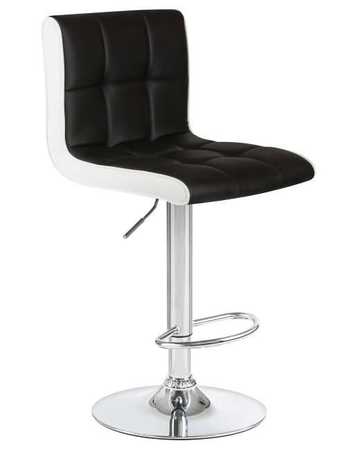 Стул барный DOBRIN CANDY, чёрно-белый