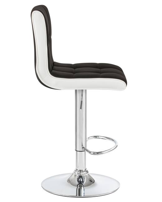 Стул барный DOBRIN CANDY, чёрно-белый