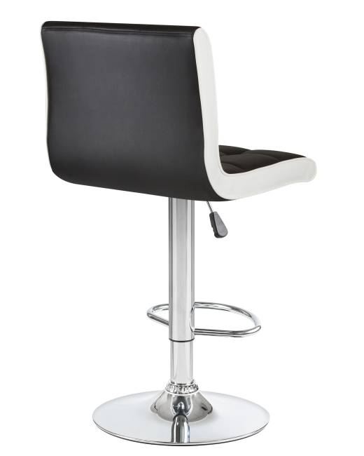 Стул барный DOBRIN CANDY, чёрно-белый