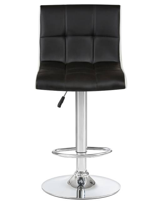 Стул барный DOBRIN CANDY, чёрно-белый