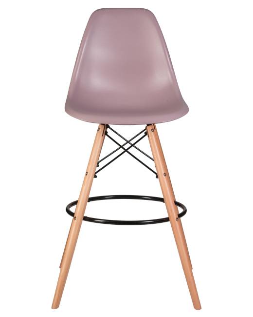 Стул барный DOBRIN DSW BAR, ножки светлый бук, цвет сиреневый (P-04)