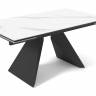 Стол DikLine SKB160 Керамика FNZ 9206037 (белая)/подстолье черное/опоры черные (2 уп.)