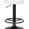 Набор 2 шт Табурет барный DOBRIN TEDDY BLACK, белый букле (13)