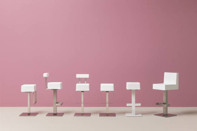 Стул барный с обивкой HX 400х500х1055 мм Стул барный с обивкой HX 400х500х1055 мм