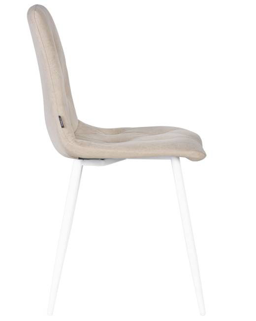 Набор 4 шт Стул обеденный DOBRIN CHILLY ROMBO, Капучино Simple 05, основание белый