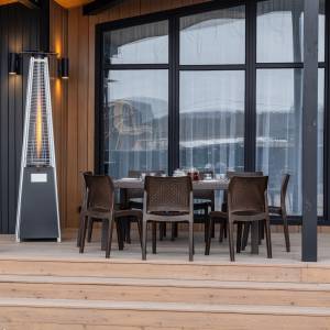 Обеденный комплект JULY L коричневый