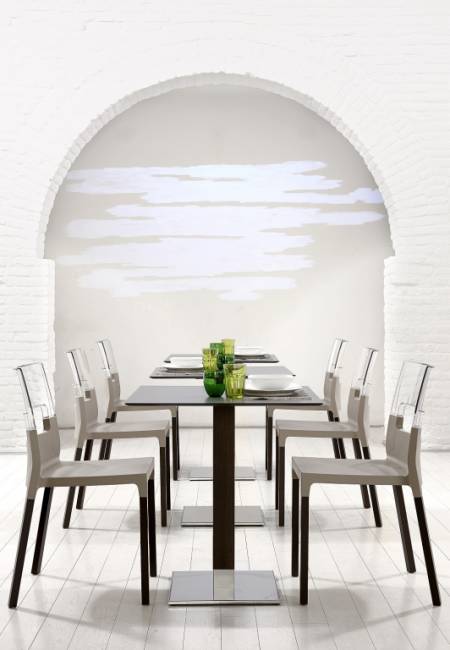 Подстолье деревянное Natural Tiffany венге, полированный стальной 400х400х730 мм Подстолье деревянное Natural Tiffany венге, полированный стальной 400х400х730 мм