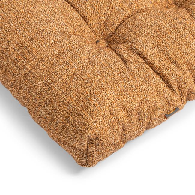 Кресло Charli/Чарли без подлокотника с карманом, велюр/букле, vt шейп горчичный светло-коричневый велюр/букле