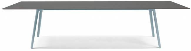 Стол ламинированный Squid голубой, антрацит 2990х1200х730 мм Стол ламинированный Squid голубой, антрацит 2990х1200х730 мм