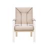 Кресло Leset Модена Люкс Слоновая кость Malmo 05, кант Malmo 28 Кресло Leset Модена Люкс Слоновая кость Malmo 05, кант Malmo 28