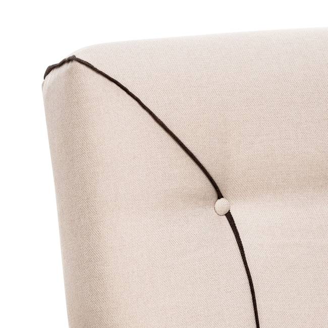 Кресло Leset Модена Люкс Слоновая кость Malmo 05, кант Malmo 28 Кресло Leset Модена Люкс Слоновая кость Malmo 05, кант Malmo 28