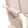 Кресло Leset Модена Люкс Слоновая кость Malmo 05, кант Malmo 28 Кресло Leset Модена Люкс Слоновая кость Malmo 05, кант Malmo 28