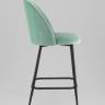 Стул полубарный Логан SN велюр фисташковый