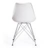 Стул Tulip Iron Chair/Тулип Айрон Чаир (мод.EC-123)/1 шт. в упаковке металл/пластик, 54,5*48*83,5см, white (белый) white (белый) металл/пластик