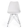 Стул Tulip Iron Chair/Тулип Айрон Чаир (мод.EC-123)/1 шт. в упаковке металл/пластик, 54,5*48*83,5см, white (белый) white (белый) металл/пластик