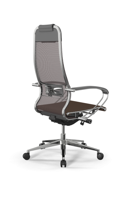 Кресло Samurai L1-1K - TS /Uc00/Nc00/K2cL(M26.B32.G25.W03), св.коричневый-серый