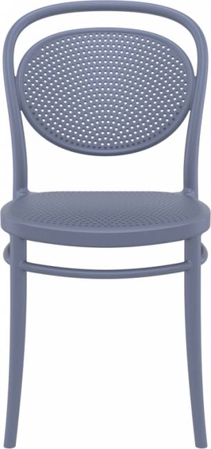 Стул пластиковый Marcel темно-серый 450х520х850 мм
