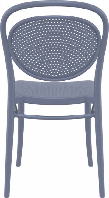 Стул пластиковый Marcel темно-серый 450х520х850 мм
