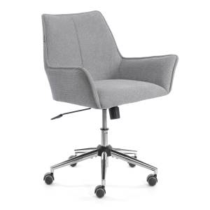 Кресло Murano/Мурано Хром велюр/букле (HYP), светло-серый светло-серый велюр/букле (HYP)