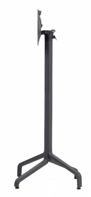 Подстолье металлическое барное складное Frasca High Folding антрацит 450х450х1070 мм