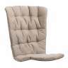 Кресло-качалка пластиковое с подушкой Folio тортора, бежевый 720х810-925х1190-1125 мм