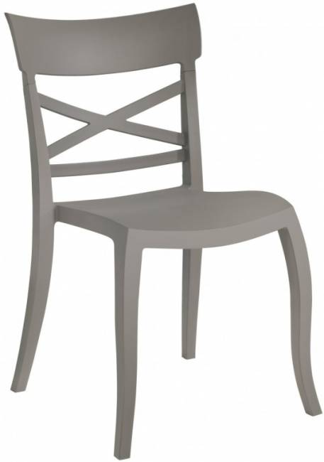 Стул пластиковый XSera-S бронзовый 490х550х840 мм