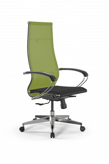 Кресло SynchroSit 10 B1-107K - T /Km00/Nb00/K1cL(M20.B22.G18.W02), лайм-черный