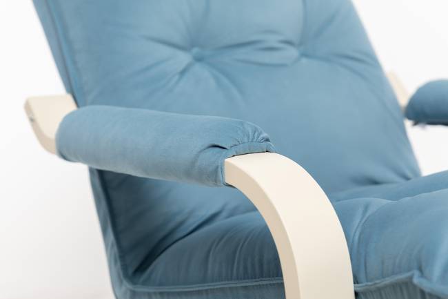 Кресло-трансформер Leset Оливер Слоновая кость V47 синий