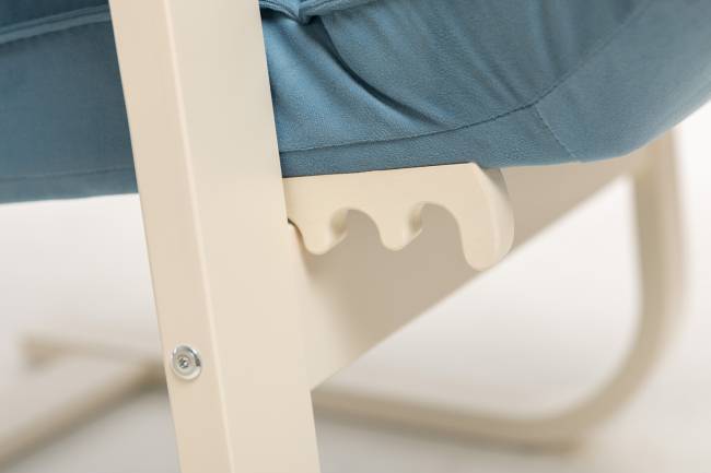 Кресло-трансформер Leset Оливер Слоновая кость V47 синий