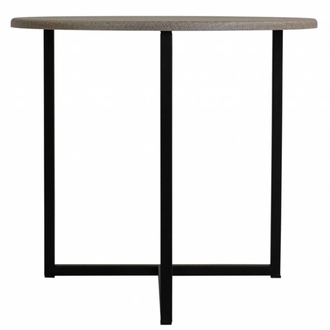 Стол журнальный BeautyStyle 27 текстиль темный/черный