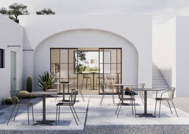 Стул металлический Amitha 580х550х770 мм