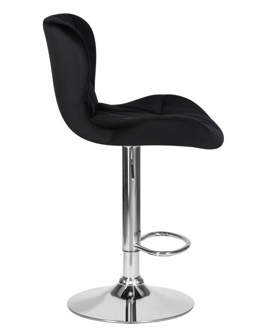 Стул барный DOBRIN BARNY, черный велюр (MJ9-101)