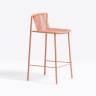 Стул металлический полубарный Tribeca розовый 485х450х885 мм