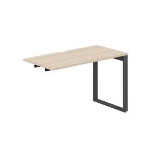 AG.181.AR.V.72.AN / Секция рабочей станции 1200х600х750 / профиль О-образный: 70х20 антрацит; столешница с вырезом; столешница: акация равелло