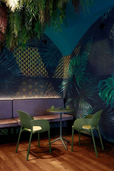 Подстолье металлическое складное Tripe Folding оливковый Ø610х730 мм