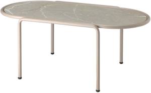 Столик кофейный металлический Dress Code тортора, камень 770х400х300 мм